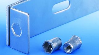 Rivkle Blindnietmuttern aus Edelstahl, Teilsechskantschaft mit extra kleinem Senkkopf. (Archiv: Vogel Business Media)