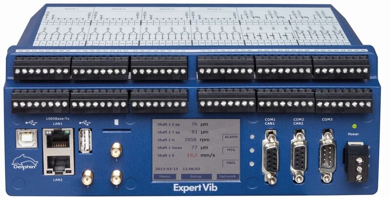 ExpertVib bietet den Anwendern Analyse- und Überwachungsfunktionen, intelligente Signalvorverarbeitung mit autarker Datenspeicherung und vielseitige Feldbusanbindungen in einem Gerät. (Bild: Delphin Technology)