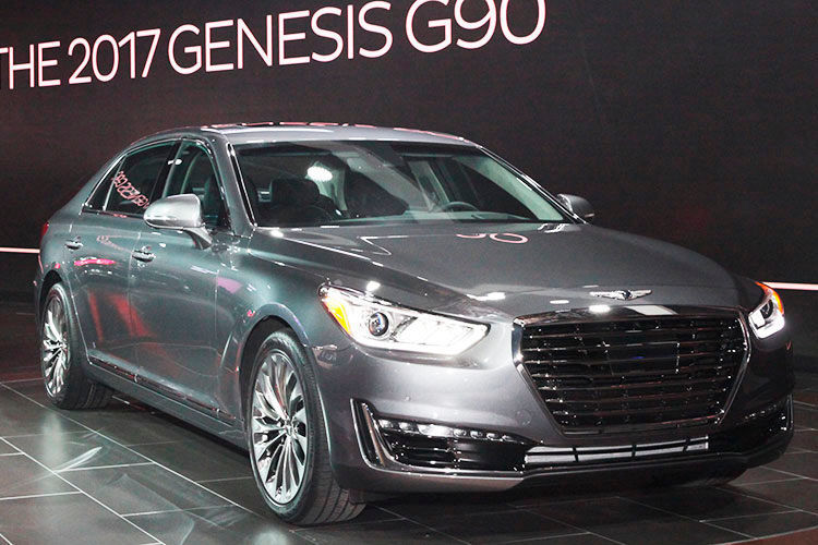 Genesis, Edel-Ableger von Hyundai, geht in diesem Jahr mit dem G90 an den Start. (Naias)