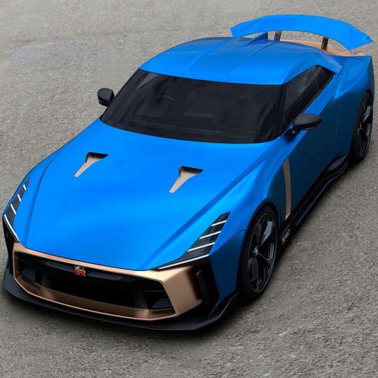 Nissan baut tatsächlich eine Kleinserie des GT-R50, der ursprünglich als Prototyp in Zusammenarbeit mit Italdesign entstanden war.(Bild:  Nissan)