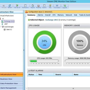 Abbildung 1: Veeam One bietet umfassende Möglichkeiten zur Überwachung von Hyper-V-Servern.