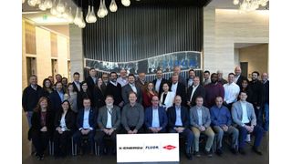 Leaders from Fluor, X-energy, and Dow gathered at Fluor’s offices in Houston to kick off the FEL-2 phase of X-energy’s advanced nuclear project in Seadrift, Texas, USA. (Source: Fluor Corporation)