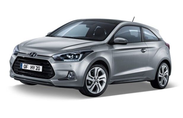 Red Dot Award 2015 - Hyundai i20 Coupe: Die kraftvolle Silhouette des i20 Coupe ist bestimmt von stark geneigten A-, B- und C-Säulen. Das dynamische Profil wird durch die geneigte Dachlinie, die schwarzen Applikationen an der C-Säule und den sportlichen Heckspoiler hervorgehoben. Die Frontpartie ist geprägt von einer eigenständigen Version des Hexagonalgrills, der mit dem neu gestalteten Stoßfänger harmoniert. Der Innenraum überzeugt mit hochwertigen Materialien und einer ergonomisch gestalteten Fahrerumgebung. (Bild: Red Dot)