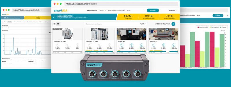 Mit Smartblick hat man den gesamten Maschinenpark im Blick. (Bild: F&M)