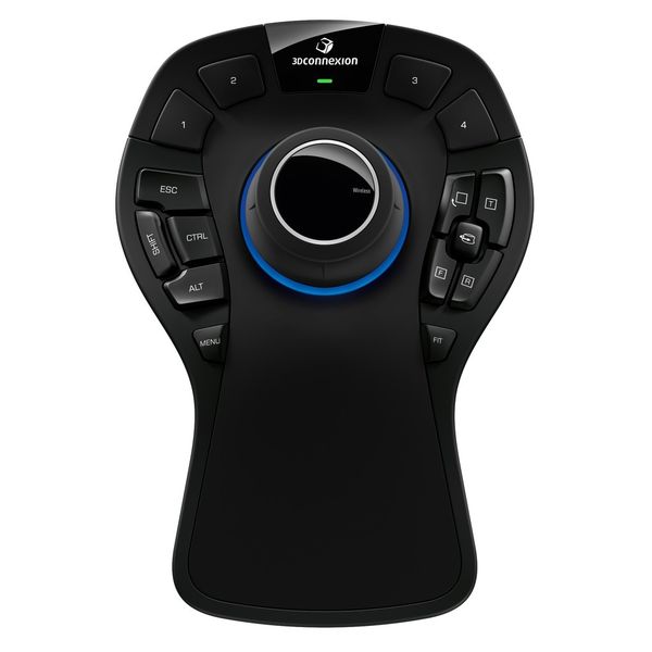 3D-Maus von 3D Connexion: Die Space Mouse Pro Wireless bietet natürliche 3D-Navigation für Konstrukteure und basiert auf dem Design der mit dem Red Dot Award ausgezeichneten Space Mouse Pro. (Bild: 3D Connexion)