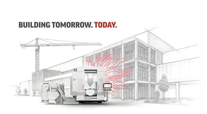 Die Hermle Hausausstellung 2026 steht unter dem Motto «Building Tomorrow. Today.» (Bild: Hermle)