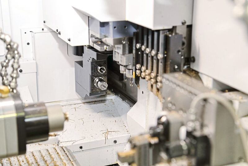 Le changeur d'outils automatique (ATC) nouvellement développé pour la Cincom L20XII combine la vitesse d'usinage élevée d'un tour à poupée mobile avec la polyvalence d'un centre de tournage. (Anne Richter)