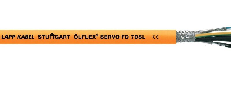 Die Hybridleitung Ölflex Servo 7DSL reduziert Material- und Installationsaufwand und verbessert die relative Kostenstruktur. (Bild: Lapp)