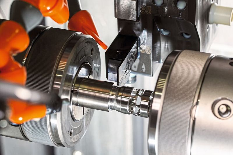 Abstechen mit dem System S229. (Bild: Horn/Sauermann)