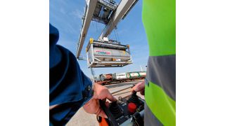 Der Chemielogistiker Chemion hat am Chemparkstandort Dormagen das Containerlager für flüssige Sonderabfälle errichtet.
 (Currenta)