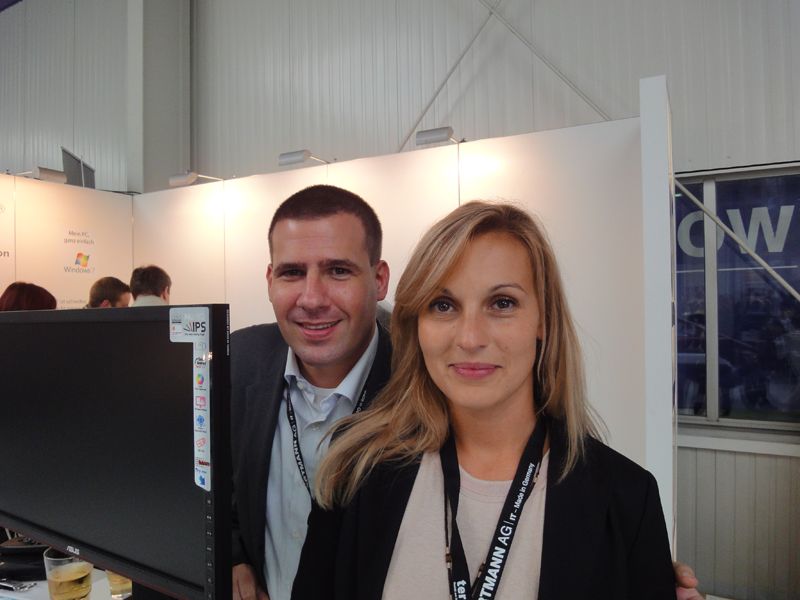 Klara Schumacher und Daniel Moll, Asus (Archiv: Vogel Business Media)