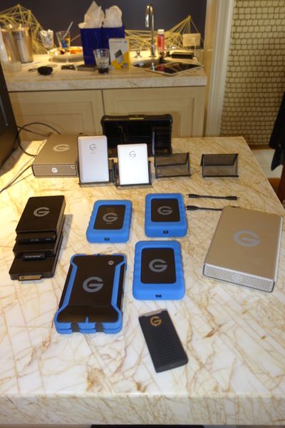 Die Rockediced Serie der externen SSDs sind wassergeschützt, stoßsicher und schockresistent. (Bild: IT-BUSINESS)