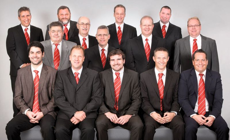 Der Aussendienst Schweiz der Panolin AG. (Bild: Panolin)