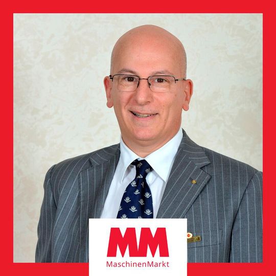Riccardo Gaslini, Direktor für Messen beim italienischen Maschinenbauverband UCIMU, ist zu Gast im MM Maschinenmarkt Podcast.(Bild:  VCG(UCIMU)