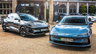 Zwei neue im Portfolio von MG Deutschland: (v.l.) der IM 5 und der IM6 – beide sind Abkömmlinge der Submarke „Intelligence in Motion“ (IM). (Bild: MG Motor)