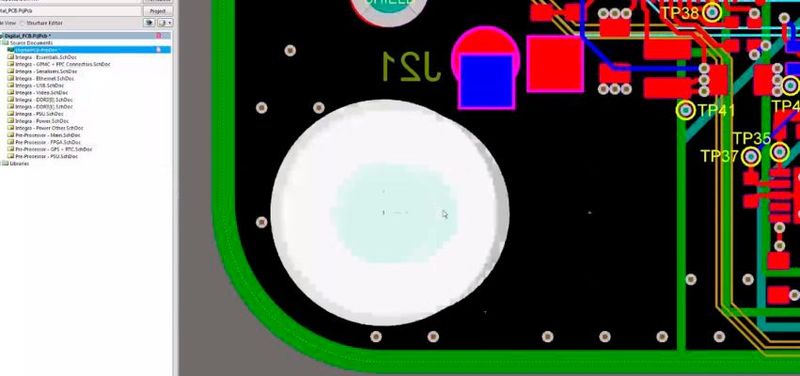 Altium Designer – Pad- und Via-Bibliotheken: Erweiterte Optionen für das Management von Pad- und Via-Stacks ermöglichen Ihnen ein einfaches Management Ihrer Pads mit einer Pad- und Via-Bibliothek. Sparen Sie wertvolle Zeit durch das Anlegen von Pad-Vorlagen, die sich einfach auf bestimmte Gruppen von Pads auf Ihrem PCB anwenden lassen. (Bild: Altium)
