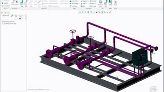 Die neue Version 2.3 der Rohrleitungsisometrie-Software M4 ISO Isometrics for PTC Creo Piping erleichtert die Isometrie-Erzeugung und verbessert deren Darstellung. (CAD Schroer)