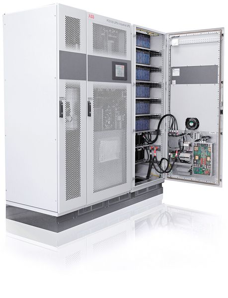 Bild 1: Der aktive Spannungsregler PCS100 AVC dämmt die Spannungsschwankungen ein. (Bild: ABB)