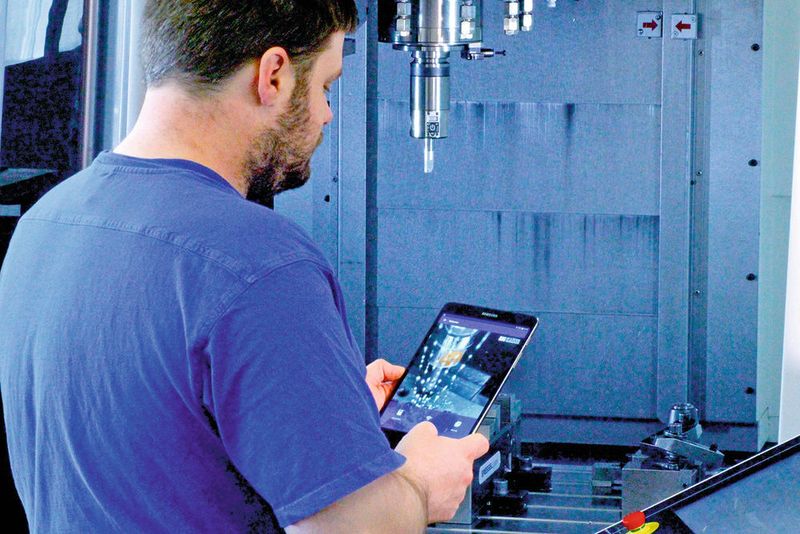 Die Daten und Einstellungen werden für den Bediener übersichtlich und in Echtzeit auf der App dargestellt.  (Big Kaiser)