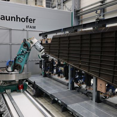 Konstrukcje lekkie dla elementów o dużych rozmiarach (Bild: Fraunhofer IFAM)