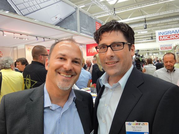 Fulvio Innocente (l.) und Nigel Bissette, Seagate (Archiv: Vogel Business Media)