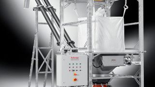 Die variable Verladeeinheit zeichnet sich durch staubfreie Verladung, nahezu 100%ige Restentleerung und Atex-Option aus, außerdem genügt eine Steckdose für den Einsatz. (Bild: Schrage Rohrkettensystem)