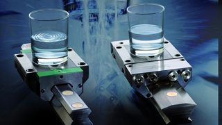 Jetzt läuft es ruhig:  Durch den Einsatz von hydrostatischen Kompaktführungen lässt sich die absolute Dämpfung um ein Vielfaches senken. Bilder: Schaeffler (Archiv: Vogel Business Media)