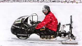 Ad Aarts, Leistungssportler aus den Niederlanden, beim Training auf dem Weißensee im österreichischen Kärnten. (Bild: Ad Aarts)