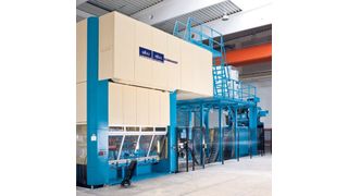 Die Modulbauweise ist in allen ebu-Konstruktionen das Grundprinzip für das Anlagenkonzept.Bild: Burkhardt (Archiv: Vogel Business Media)