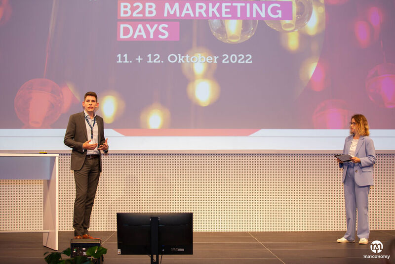 Impressionen von den B2B Marketing Days 2022. (Bild: marconomy)