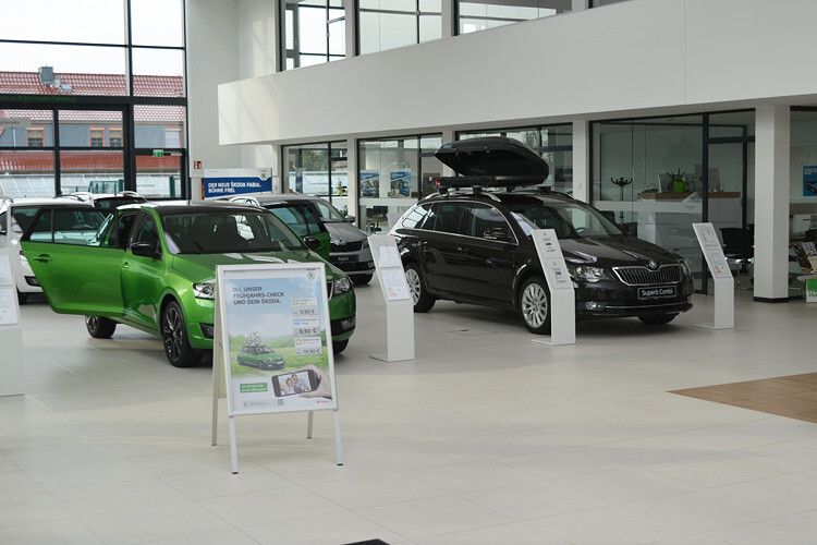 Da dieses Konzept mehr Möglichkeiten und Raum bietet, bauen zahleiche Händler sogar neu. (Foto: Skoda)