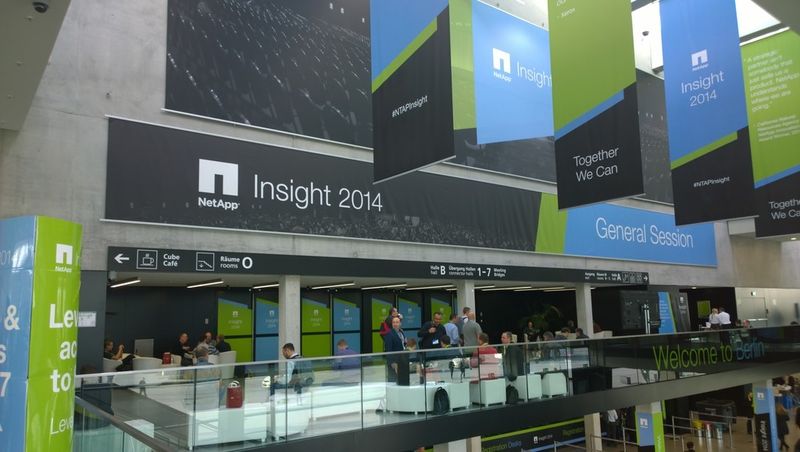 Die NetApp Insight 2014 fand im CityCube in Berlin statt. Erstmals waren neben Partnern und Entwicklern auch Kunden eingeladen. (IT-Business)