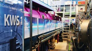 Die Neutronenkleinwinkelstreuapparatur KWS-1 an der Jülicher Außenstelle am Heinz Meier-Leibnitz Zentrum in Garching eignet sich hervorragend zur Untersuchung von Nanostrukturen. (TU München / W. Schürman)