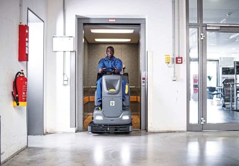 Die B 110 R von Kärcher kann vielseitig eingesetzt werden. (Bild: Kärcher)