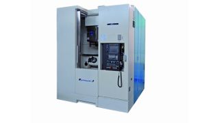 Bild 1: Die My-Trunnion-1 ist ein Bearbeitungszentrum von Kitamura für Präzisionsteile bis zu 350 mm Durchmesser. (Archiv: Vogel Business Media)