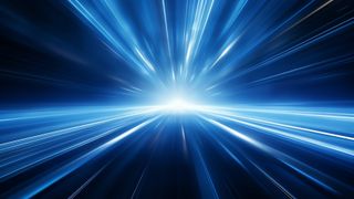 Das neue additive Verfahren aus China funktioniert wie ein Projektor: Holografische Lichtfelder werden in einem transparenten Behälter in dafür empfindliches Harz projiziert.  (Bild: © Nenone – stock.adobe.com/KI-generiert)