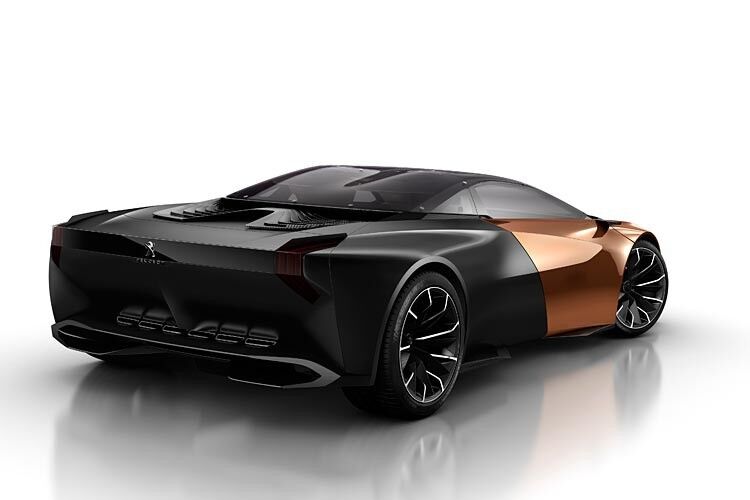 Ob das Concept-Car so auf der Straße zu sehen sein wird ist fraglich – ein echter Hingucker wäre es aber allemal. (Peugeot)