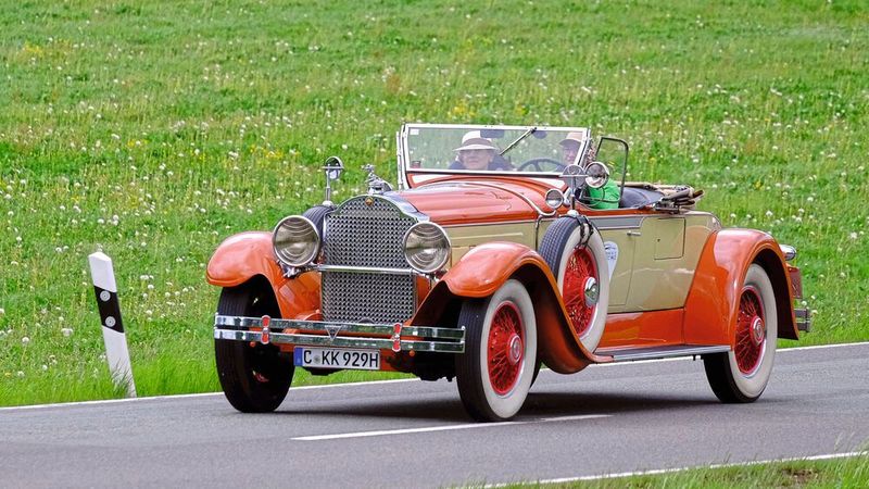 Ein Amerikaner unterwegs: Packard Straight Golfers Roadster aus dem Jahr 1929. (Bild: Zietz/»kfz-betrieb«)