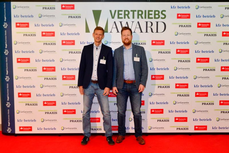 Sebastian Blens (li.) und Marc Adelhütte von Mein Auto. (Bild: Vogel Business Media)