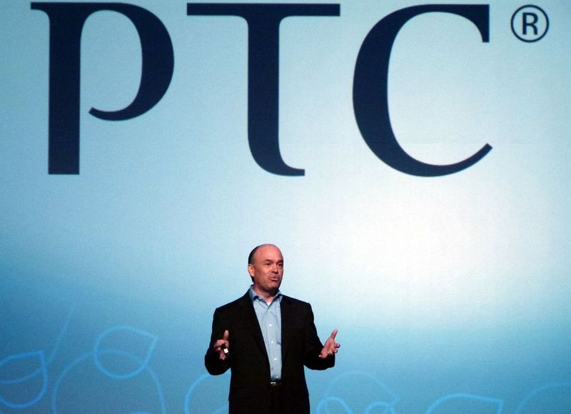 Jim Heppelmann, Präsident und CEO von PTC, gibt auf der PlanetPTC in Las Vegas Einblick in die Zukunft der Produktentwicklung und der PLM-Systeme.  (Bild: S. Michel)