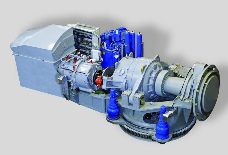 Durch den Wegfall der Frequenzumrichter und Step-up-Transformatoren wird die Komplexität der Windturbine maßgeblich reduziert. Somit steigt die Zuverlässigkeit um mehr als 30 Prozent. Bild: Voith Turbo Wind (Archiv: Vogel Business Media)