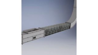 Z-Conveyor zum rückstandsfreien Entleeren von feinen und federleichten, pulverförmigen Produkten (Bild: Poeth)