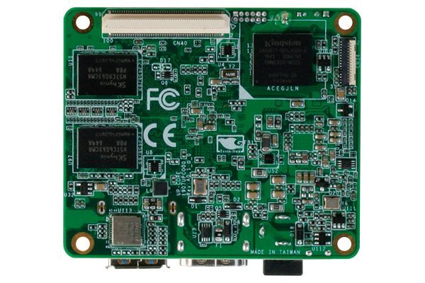 AAEON UP Core: Rückseite der Mini-Platine AAEON UP Core (Bild: AAEON)