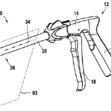 Schaftinstrument für laparoskopische und/oder endoskopische Eingriffe (Bild: Aesculap AG/DPMA)