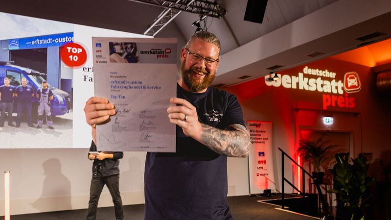 Das Team von Erfstadt Custom freute sich im vergangenen Jahr über die Top-Ten-Platzierung. (Bild:  Stefan Bausewein)