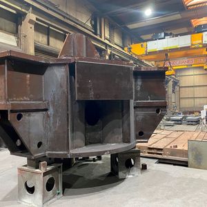 Die Obertraverse nach dem Spannungsarmglühen.(Bild:  Jebens)