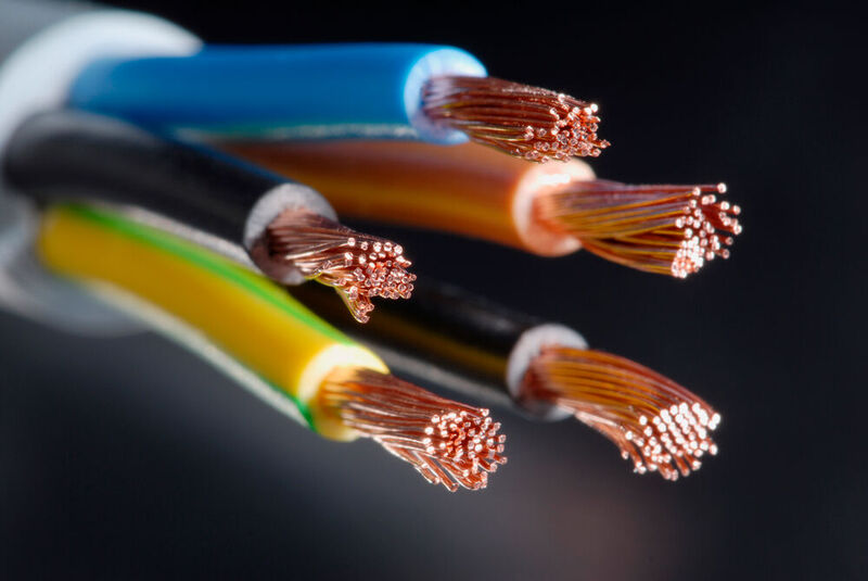 Conductive cables used in Power Electronics.