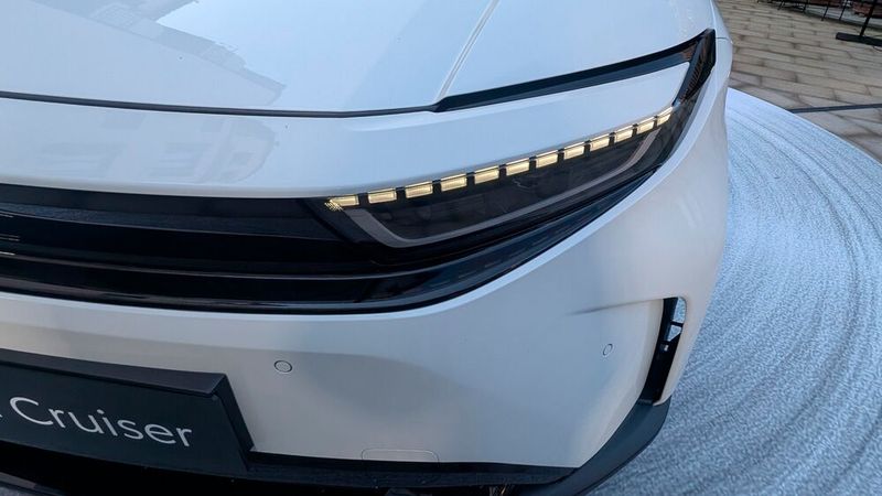 Die sogenannte Hammerhead-Frontpartie mit schmalen LED-Scheinwerfern wirkt elegant. (Bild: Mauritz – VCG)