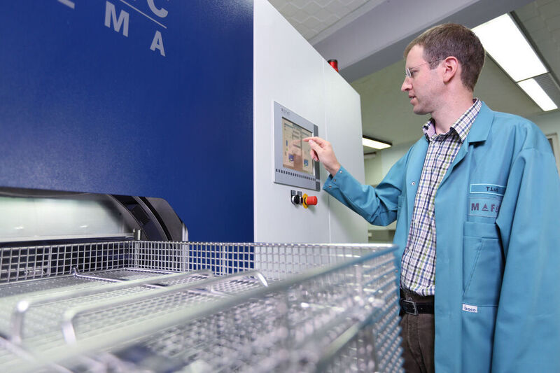 Im Technikum kann Mafac Versuche zur Bauteilreinigung durchführen. (Mafac)