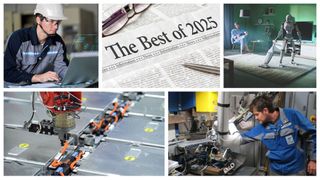 Zu den beliebtesten Artikeln 2025 gehörten Fachbeiträge von Liebherr-Verzahntechnik, Omron und Igus.  (Bild: Omron; Zerbor – stock.adobe.com; Framestock - stock.adobe.com; Liebherr-Verzahntechnik; Igus)